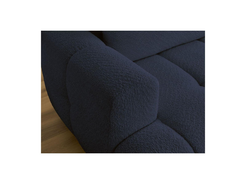 Canapé D'Angle Convertible - Fuji - Tissu Bouclette - Angle Droit