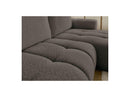 Canapé D'Angle Convertible - Fuji - Tissu Bouclette - Angle Droit