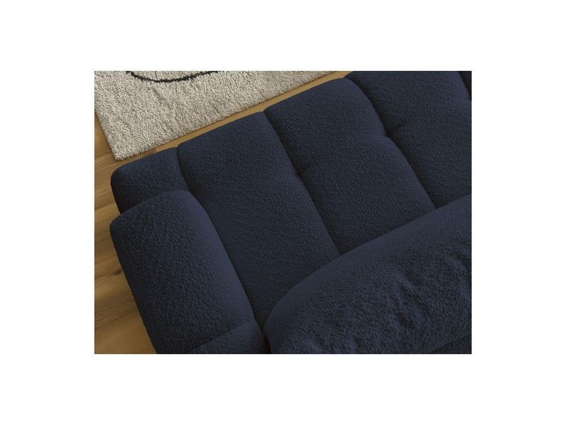 Canapé D'Angle Convertible - Fuji - Tissu Bouclette - Angle Gauche