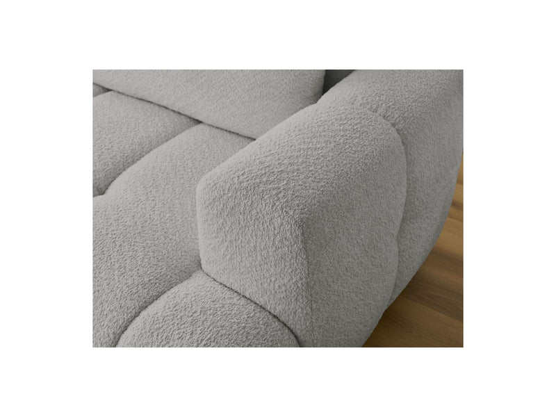 Canapé D'Angle Convertible - Fuji - Tissu Bouclette - Angle Gauche