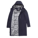 Schott - Parka Longue À Capuche Emmett2 - Marine/Gris