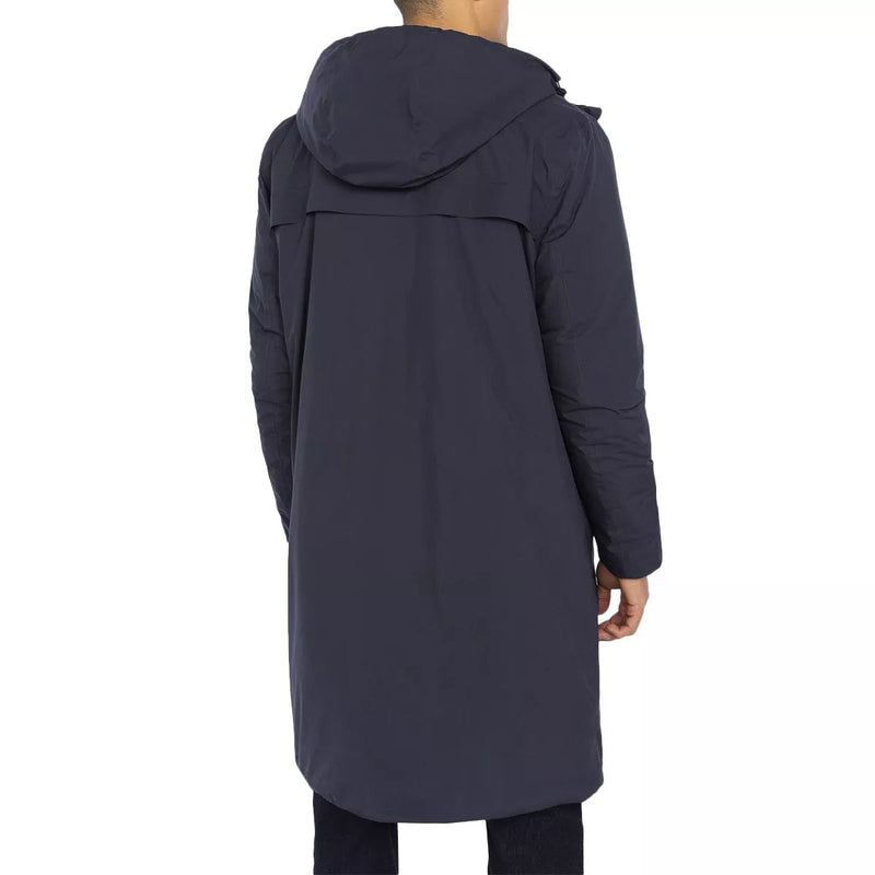 Schott - Parka Longue À Capuche Emmett2 - Marine/Gris