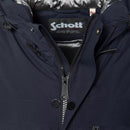 Schott - Parka Longue À Capuche Emmett2 - Marine/Gris