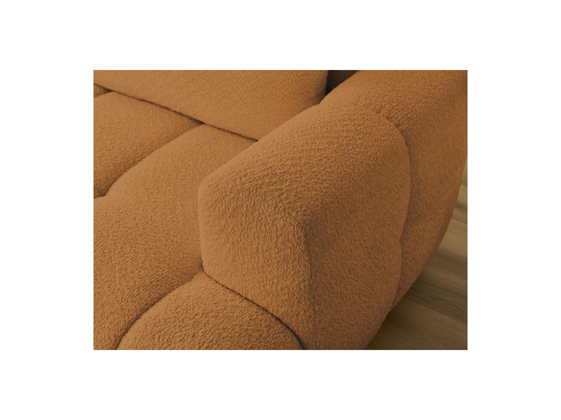 Canapé D'Angle Convertible - Fuji - Tissu Bouclette - Angle Gauche