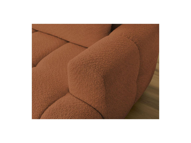 Canapé D'Angle Convertible - Fuji - Tissu Bouclette - Angle Gauche