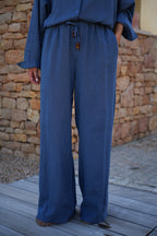 Pantalon Droit - Lore Bleu