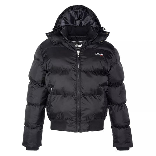 Schott - Doudoune À Capuche Chicago - Noir