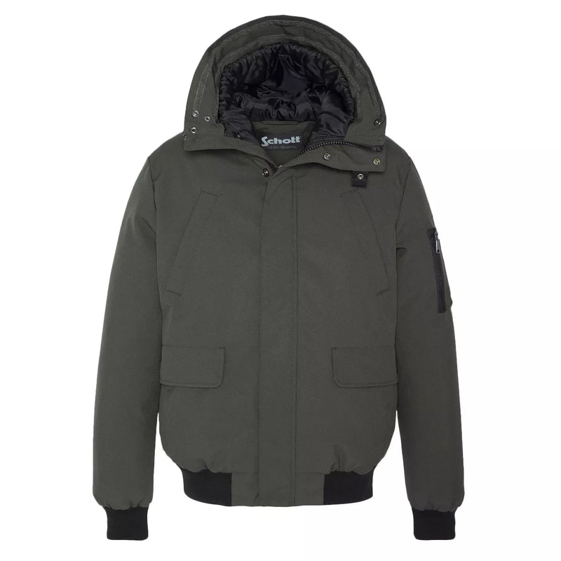 Schott - Blouson À Capuche Keyburn - Kaki