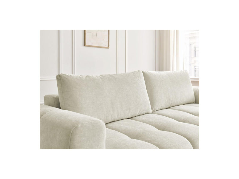 Canapé Droit Convertible 3 Places - Fuji - Tissu Lisse