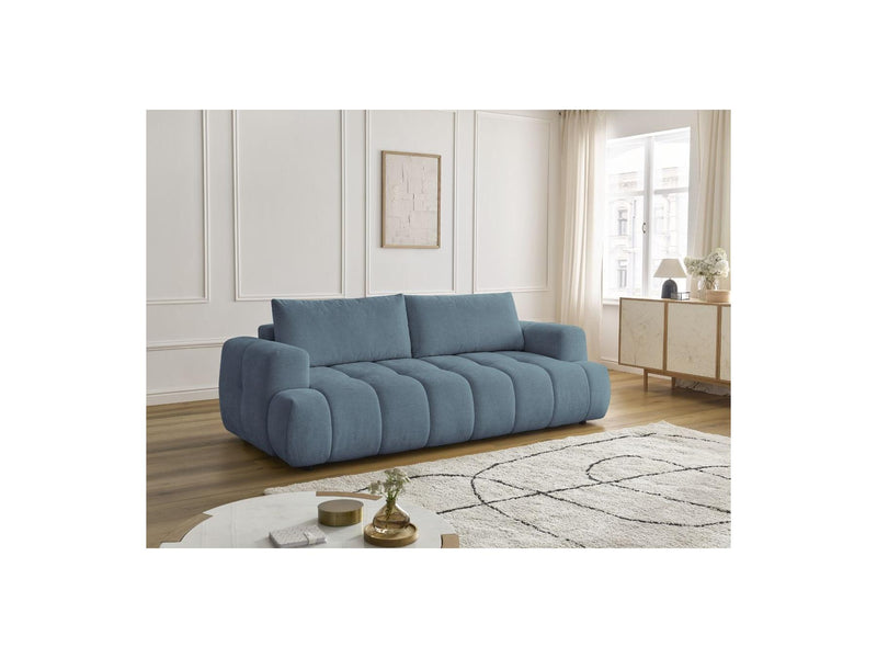 Canapé Droit Convertible 3 Places - Fuji - Tissu Lisse