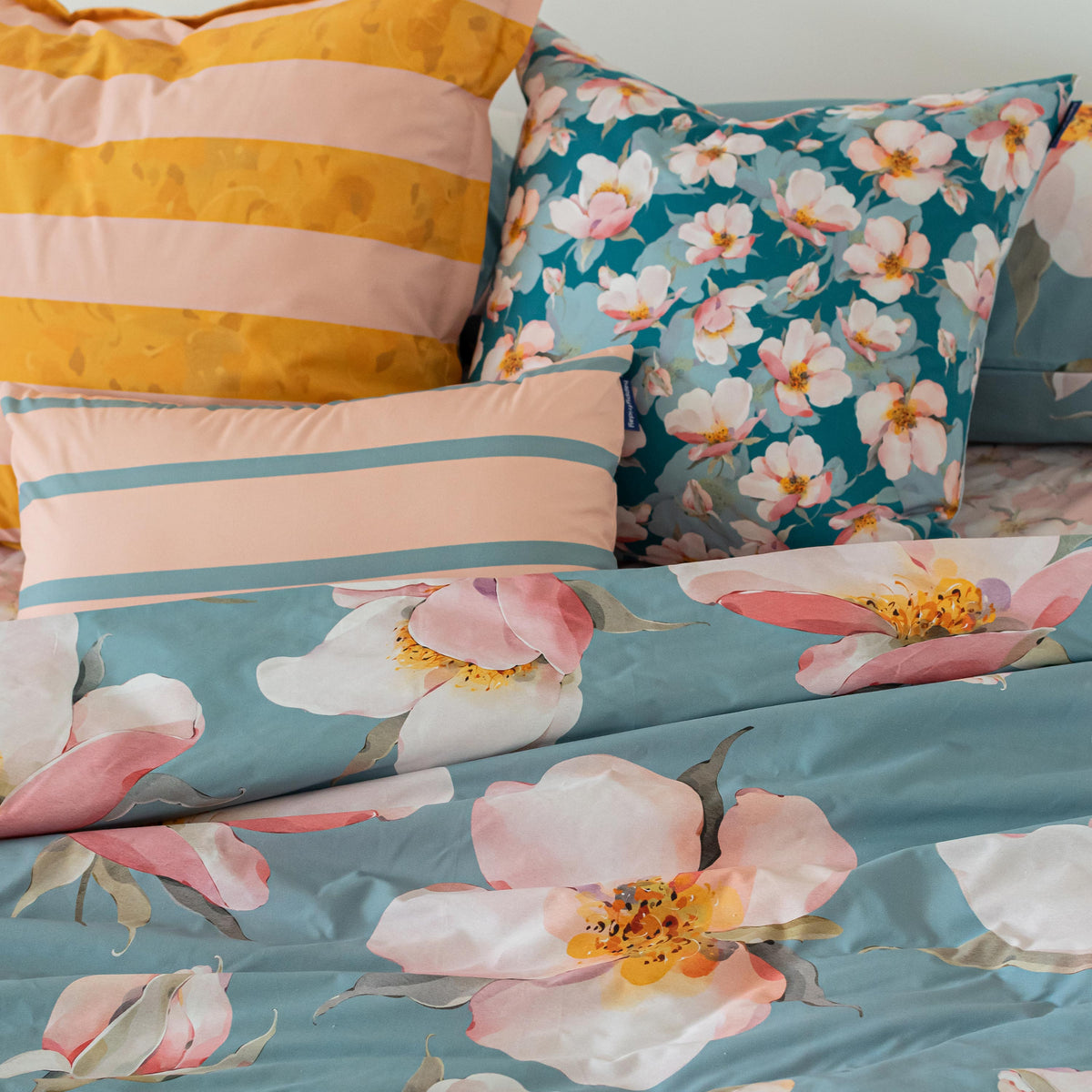 Spring Blossom Cushion Cover - Multicolour