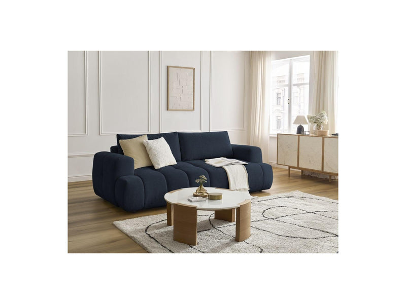 Canapé Droit Convertible 3 Places - Fuji - Tissu Lisse