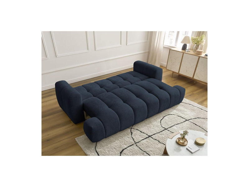 Canapé Droit Convertible 3 Places - Fuji - Tissu Lisse