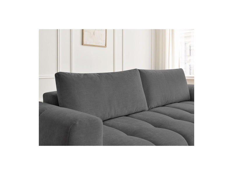 Canapé Droit Convertible 3 Places - Fuji - Tissu Lisse