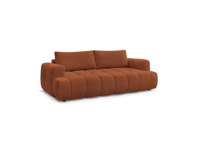 Canapé Droit Convertible 3 Places - Fuji - Tissu Lisse