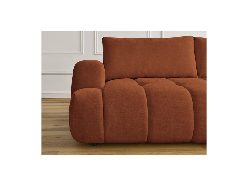 Canapé Droit Convertible 3 Places - Fuji - Tissu Lisse