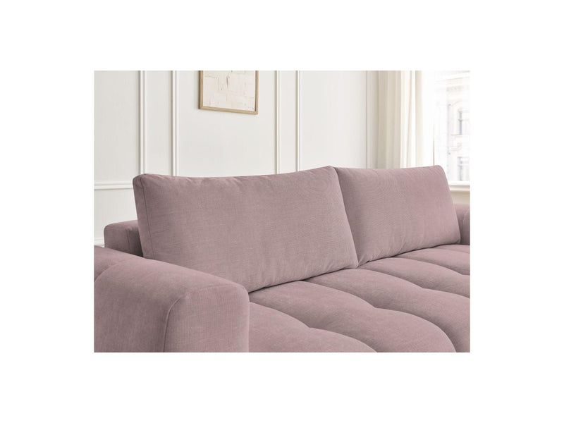 Canapé Droit Convertible 3 Places - Fuji - Tissu Lisse