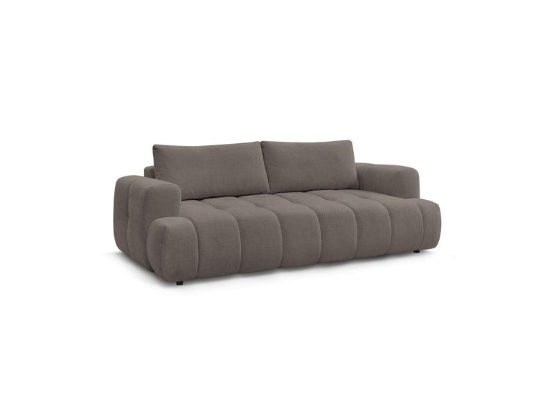 Canapé Droit Convertible 3 Places - Fuji - Tissu Lisse