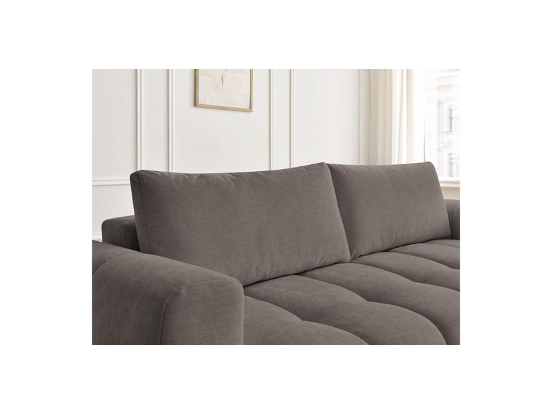 Canapé Droit Convertible 3 Places - Fuji - Tissu Lisse