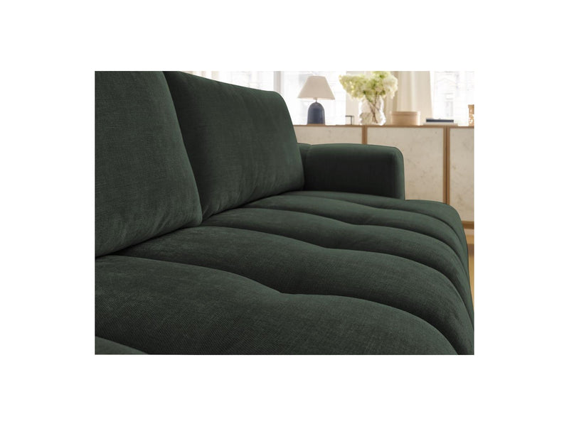 Canapé Droit Convertible 3 Places - Fuji - Tissu Lisse