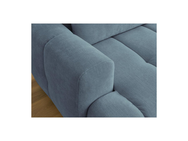 Canapé D'Angle Convertible - Fuji - Tissu Lisse - Angle Droit