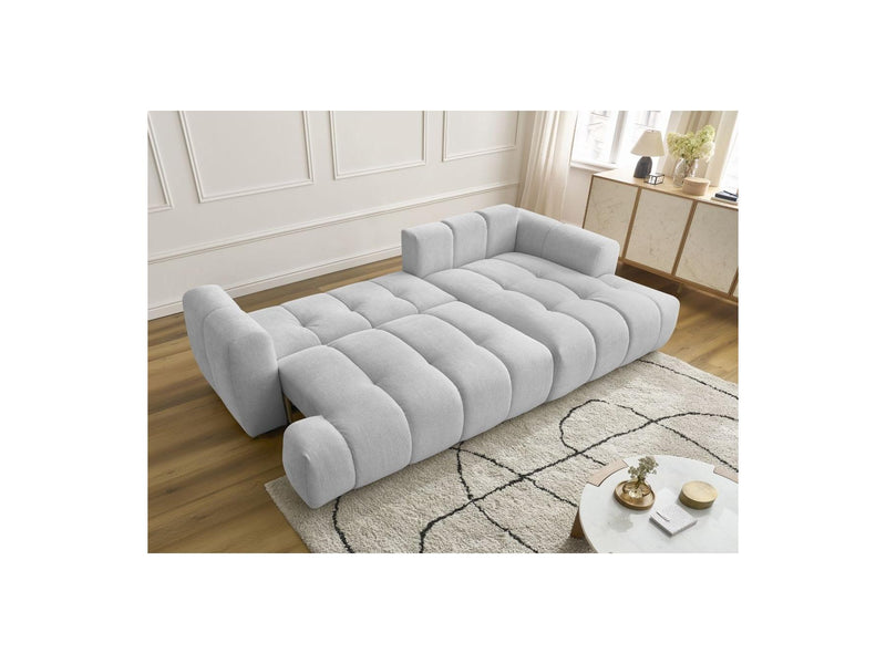 Canapé D'Angle Convertible - Fuji - Tissu Lisse - Angle Droit