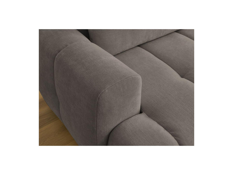 Canapé D'Angle Convertible - Fuji - Tissu Lisse - Angle Droit