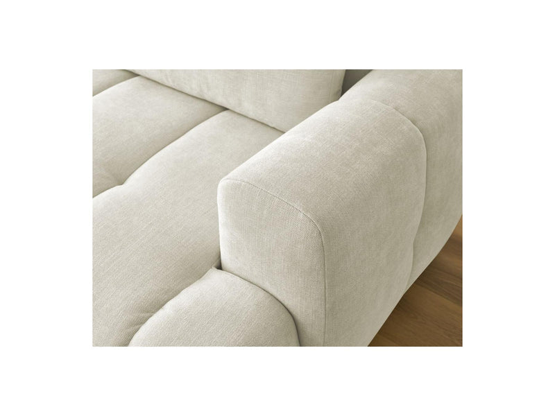 Canapé D'Angle Convertible - Fuji - Tissu Lisse - Angle Gauche