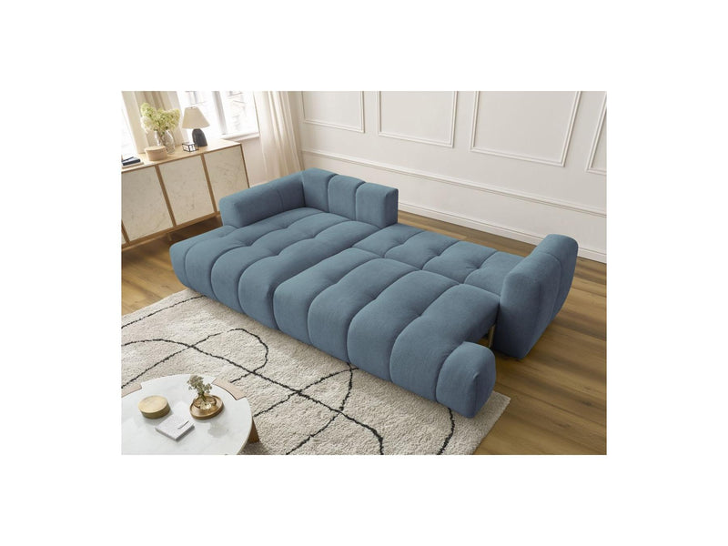 Canapé D'Angle Convertible - Fuji - Tissu Lisse - Angle Gauche