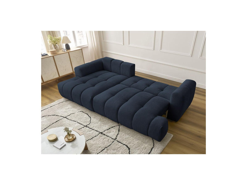 Canapé D'Angle Convertible - Fuji - Tissu Lisse - Angle Gauche