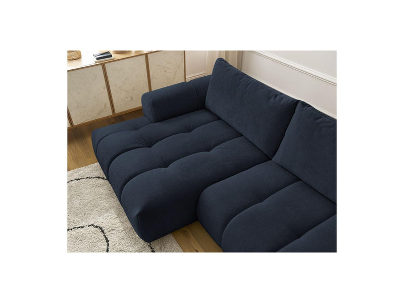 Canapé D'Angle Convertible - Fuji - Tissu Lisse - Angle Gauche