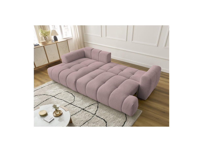 Canapé D'Angle Convertible - Fuji - Tissu Lisse - Angle Gauche