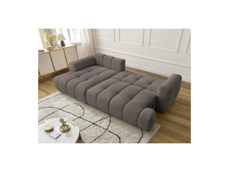 Canapé D'Angle Convertible - Fuji - Tissu Lisse - Angle Gauche