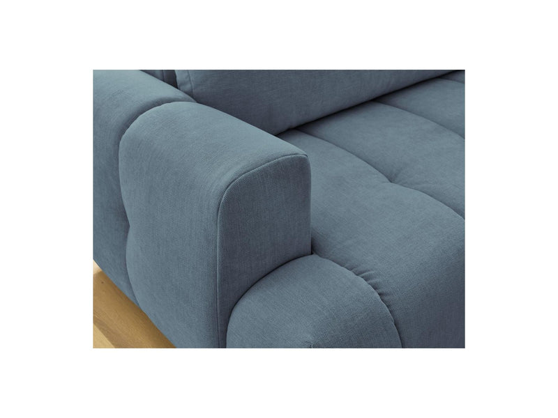 Canapé D'Angle L Convertible - Fuji - Tissu Lisse - Angle Droit