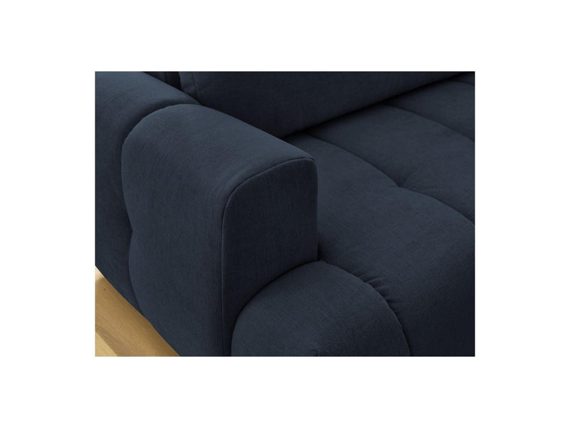 Canapé D'Angle L Convertible - Fuji - Tissu Lisse - Angle Droit