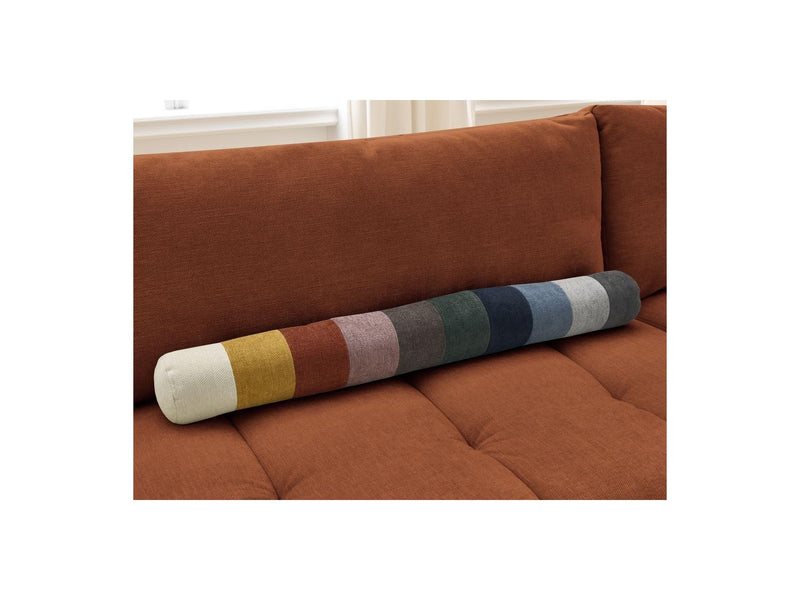 Canapé D'Angle L Convertible - Fuji - Tissu Lisse - Angle Droit