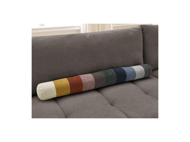 Canapé D'Angle L Convertible - Fuji - Tissu Lisse - Angle Droit