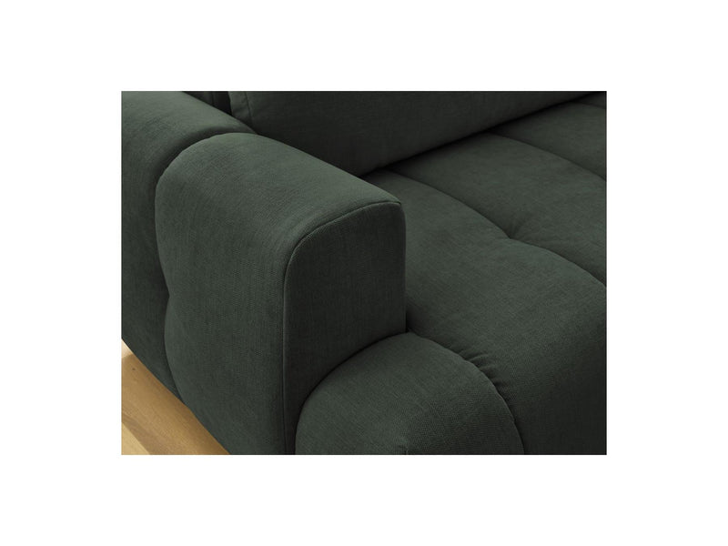 Canapé D'Angle L Convertible - Fuji - Tissu Lisse - Angle Droit