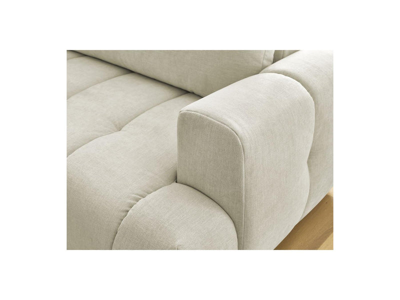 Canapé D'Angle L Convertible - Fuji - Tissu Lisse - Angle Gauche