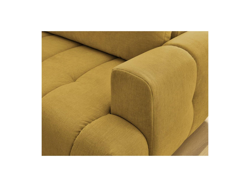 Canapé D'Angle L Convertible - Fuji - Tissu Lisse - Angle Gauche