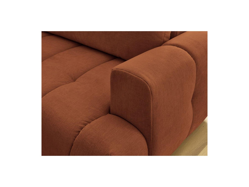 Canapé D'Angle L Convertible - Fuji - Tissu Lisse - Angle Gauche