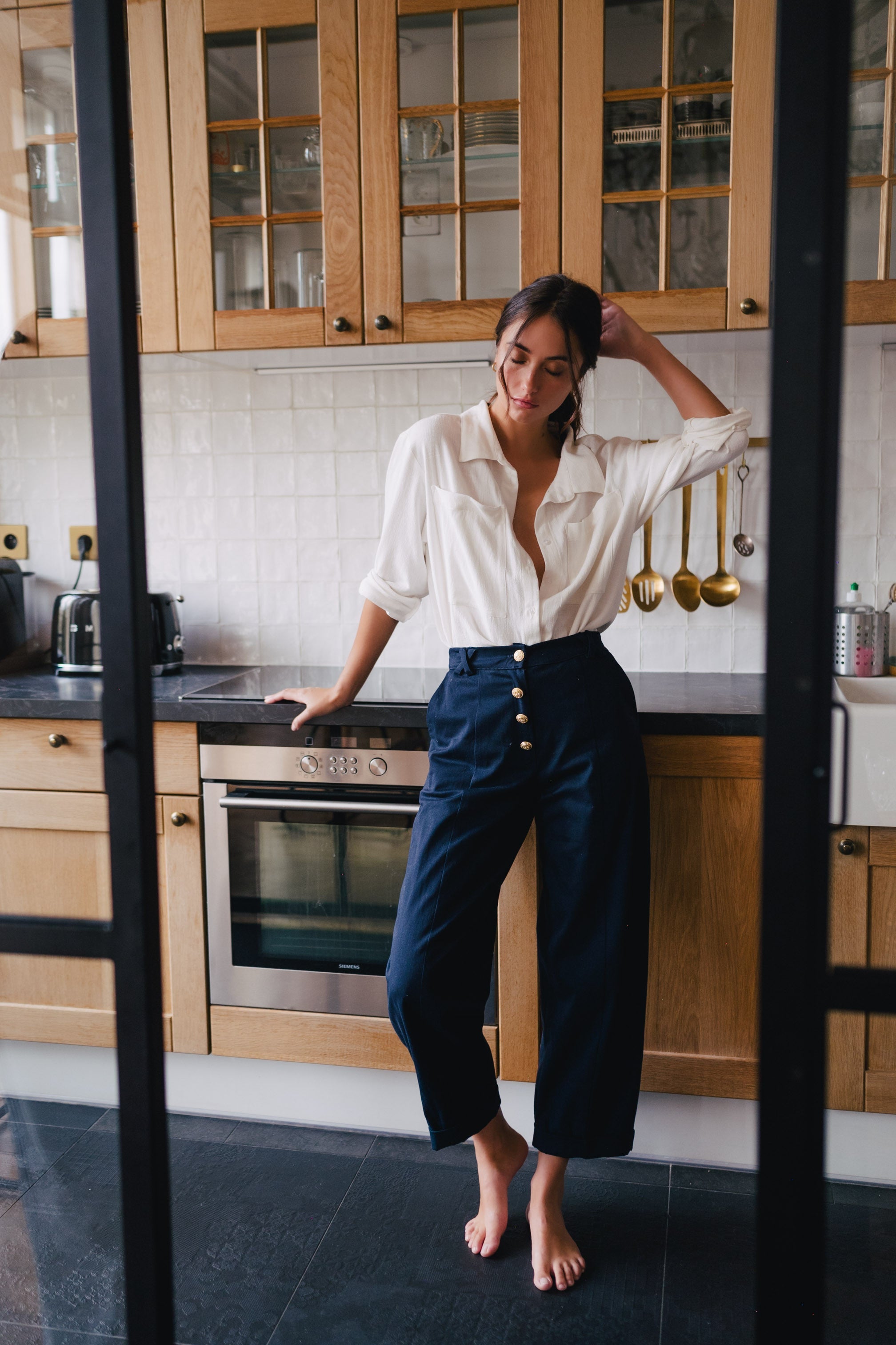 Pantalon Tiago Gabardine Marine