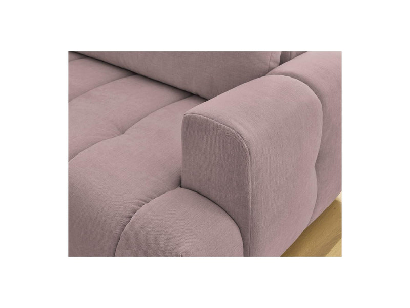 Canapé D'Angle L Convertible - Fuji - Tissu Lisse - Angle Gauche