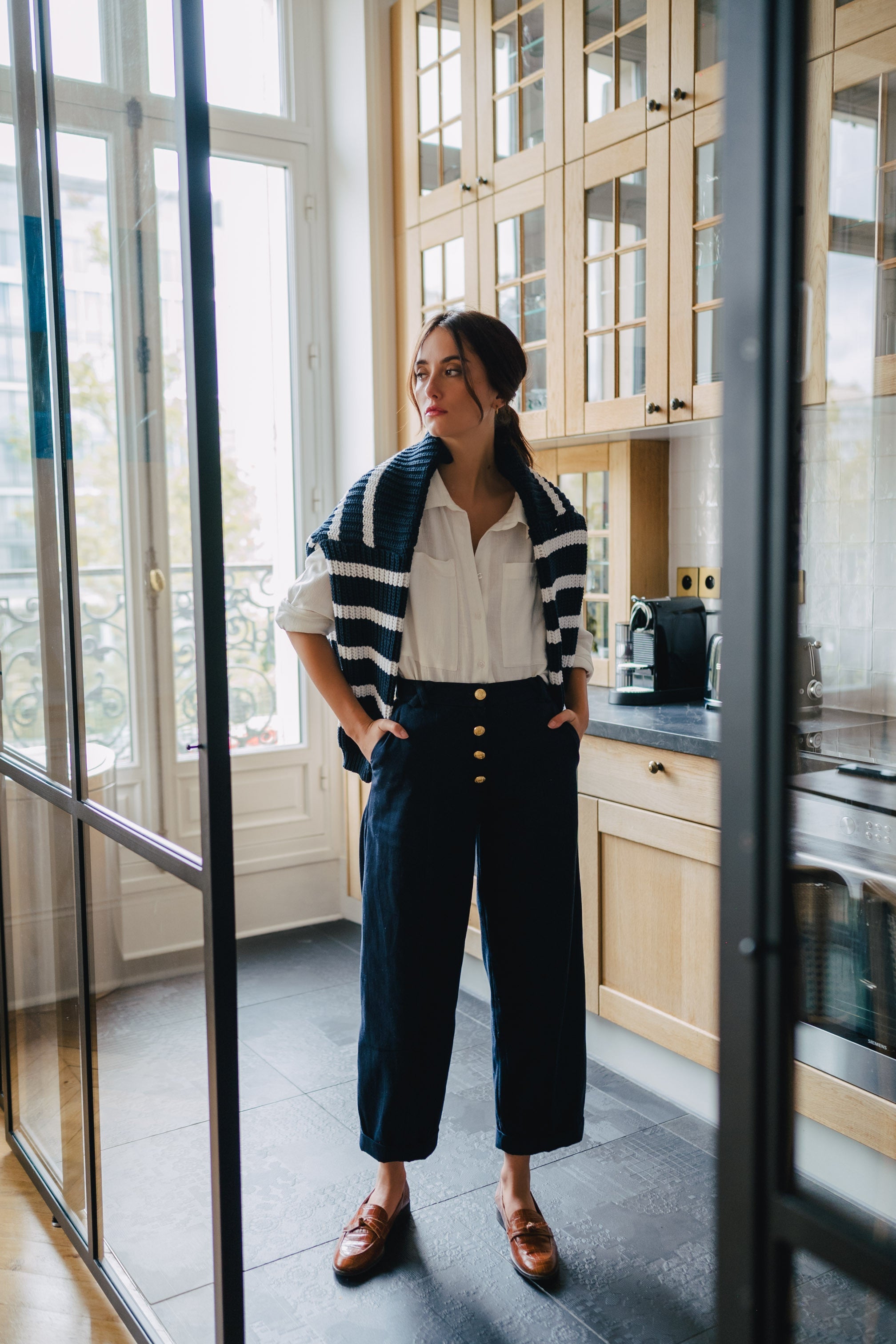 Pantalon Tiago Gabardine Marine