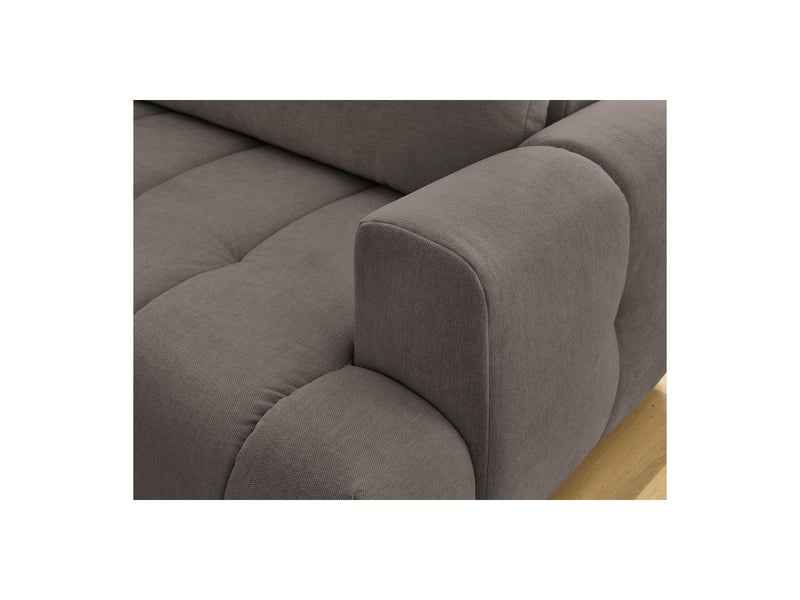 Canapé D'Angle L Convertible - Fuji - Tissu Lisse - Angle Gauche