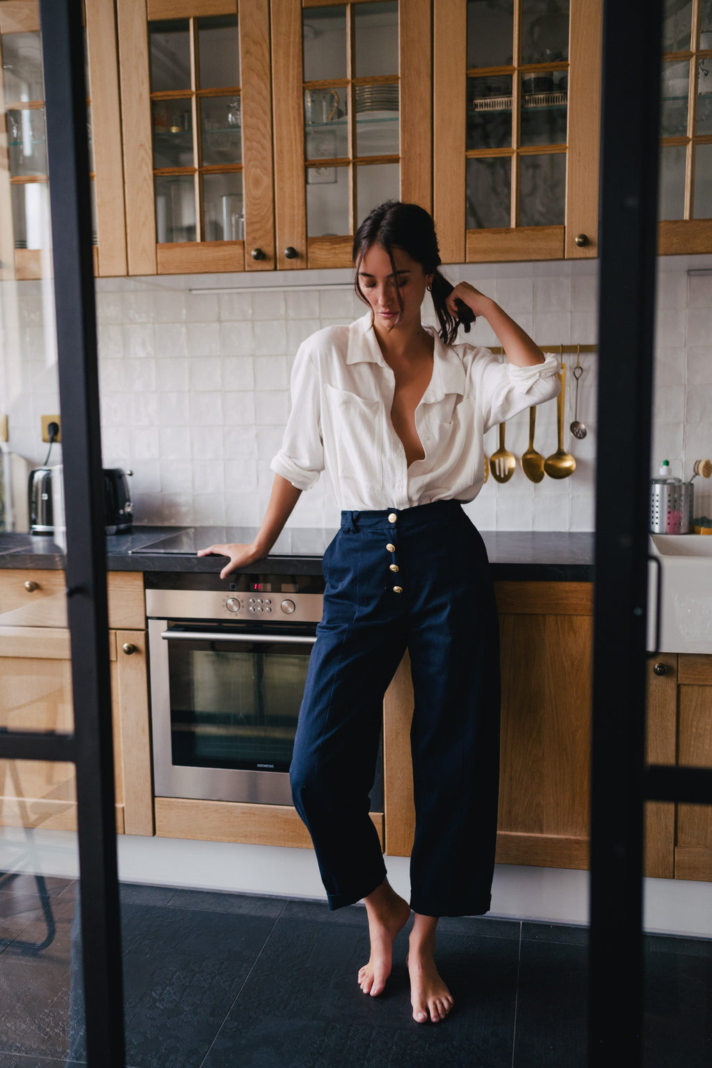 Pantalon Tiago Gabardine Marine
