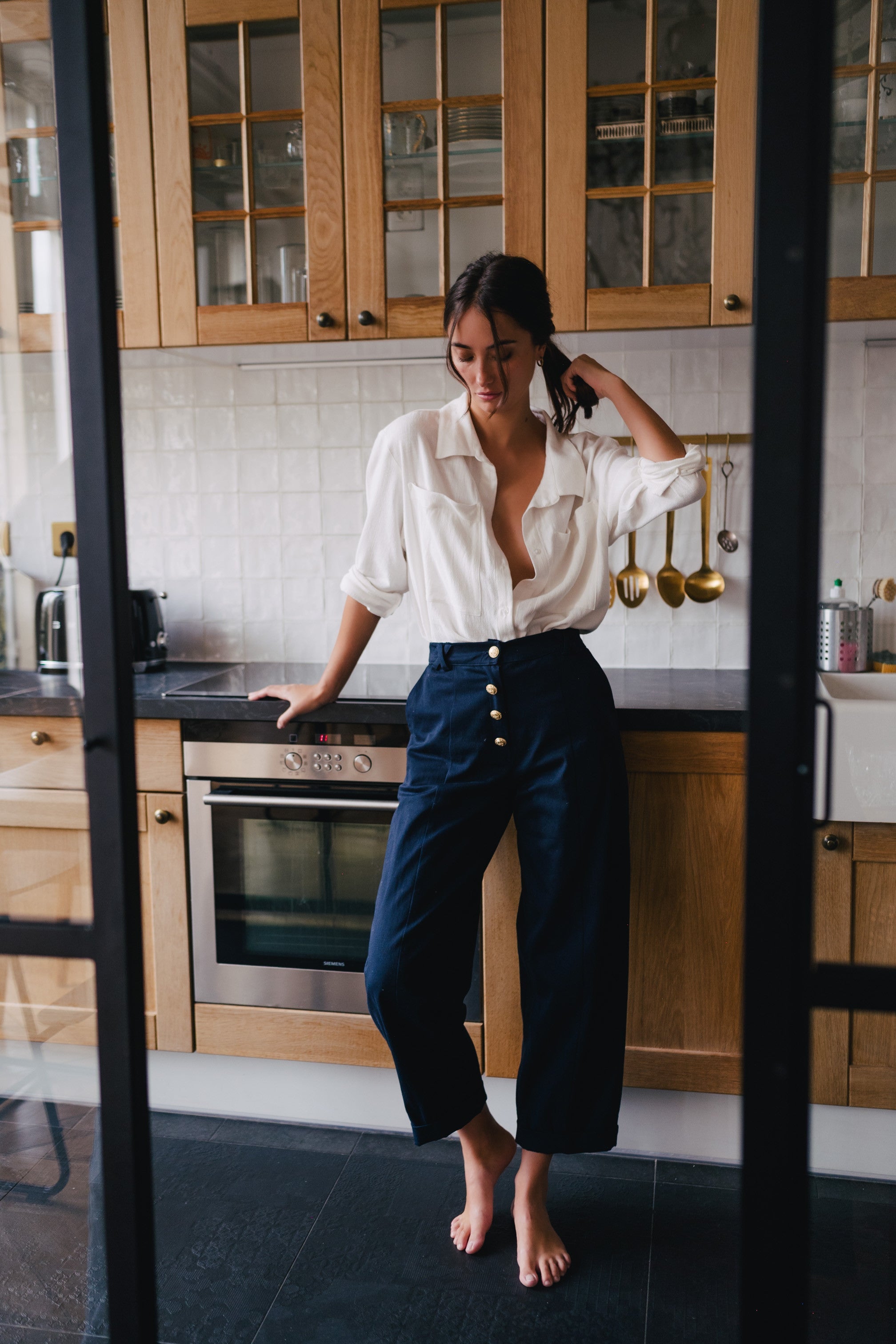 Pantalon Tiago Gabardine Marine