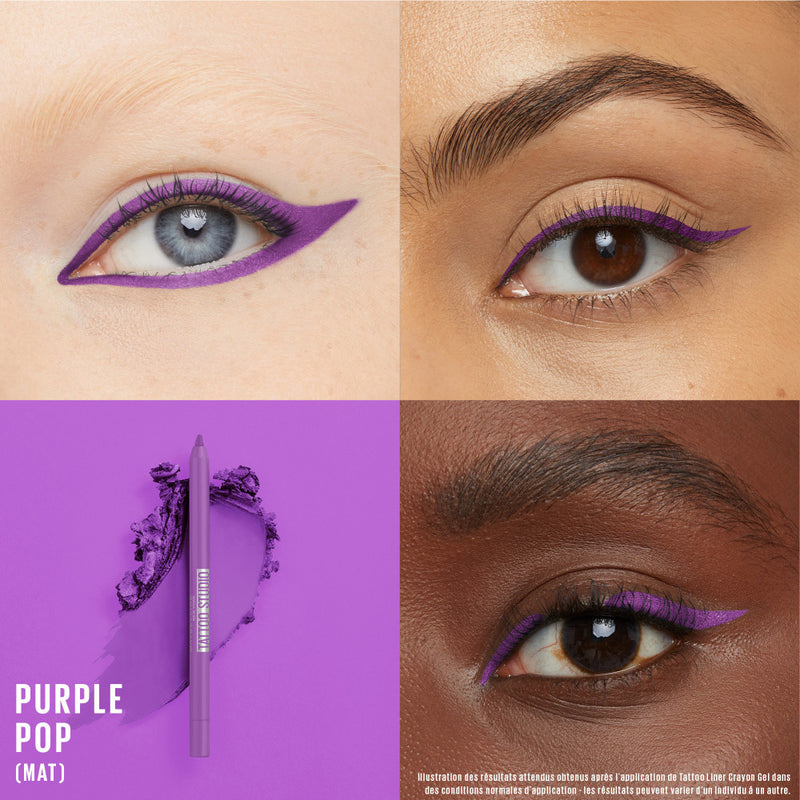 Tattoo Liner Crayon Gel Eyeliner Purple Pop