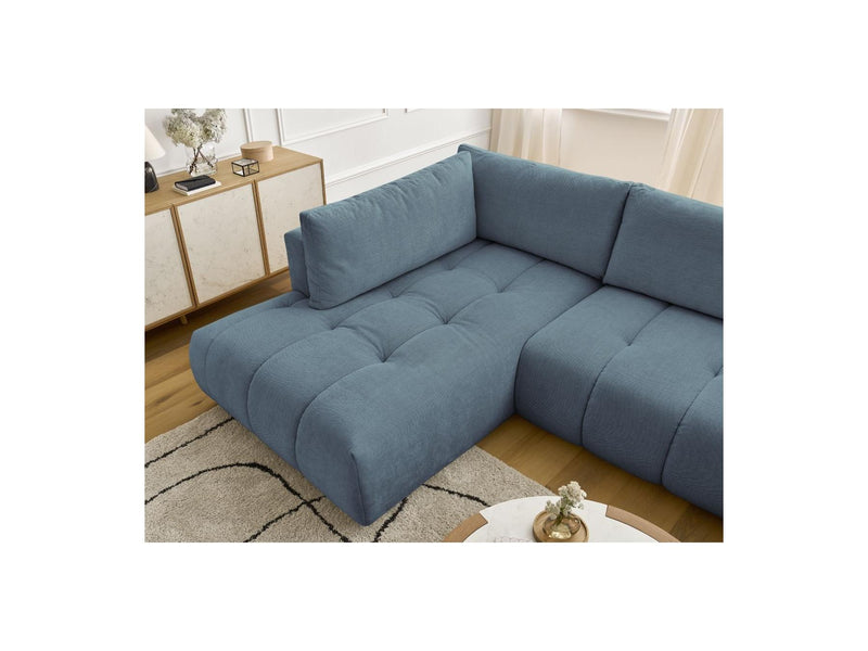 Canapé Panoramique Convertible - Fuji - Tissu Lisse - Angle Droit