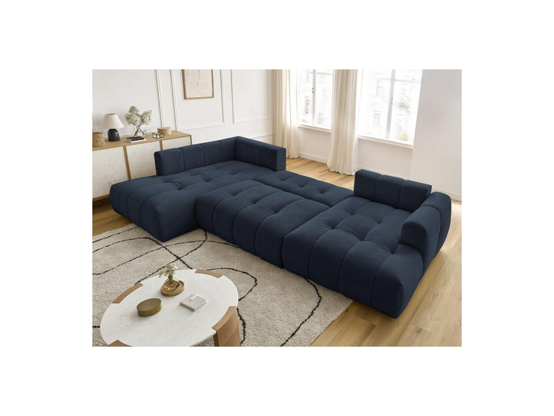 Canapé Panoramique Convertible - Fuji - Tissu Lisse - Angle Droit